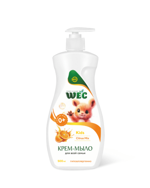 Жидкое мыло для рук и тела - Kids Citrus Mix 0,5л